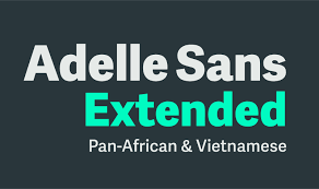 Ejemplo de fuente Adelle Sans Extended Italic